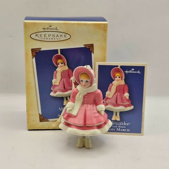 Hallmark 2004 AMY MARCH Madame Alexander Little Women Christmas Ornament - Picture 1 of 11
